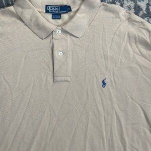 Ralph Lauren Tan Polo Shirt Classic Style